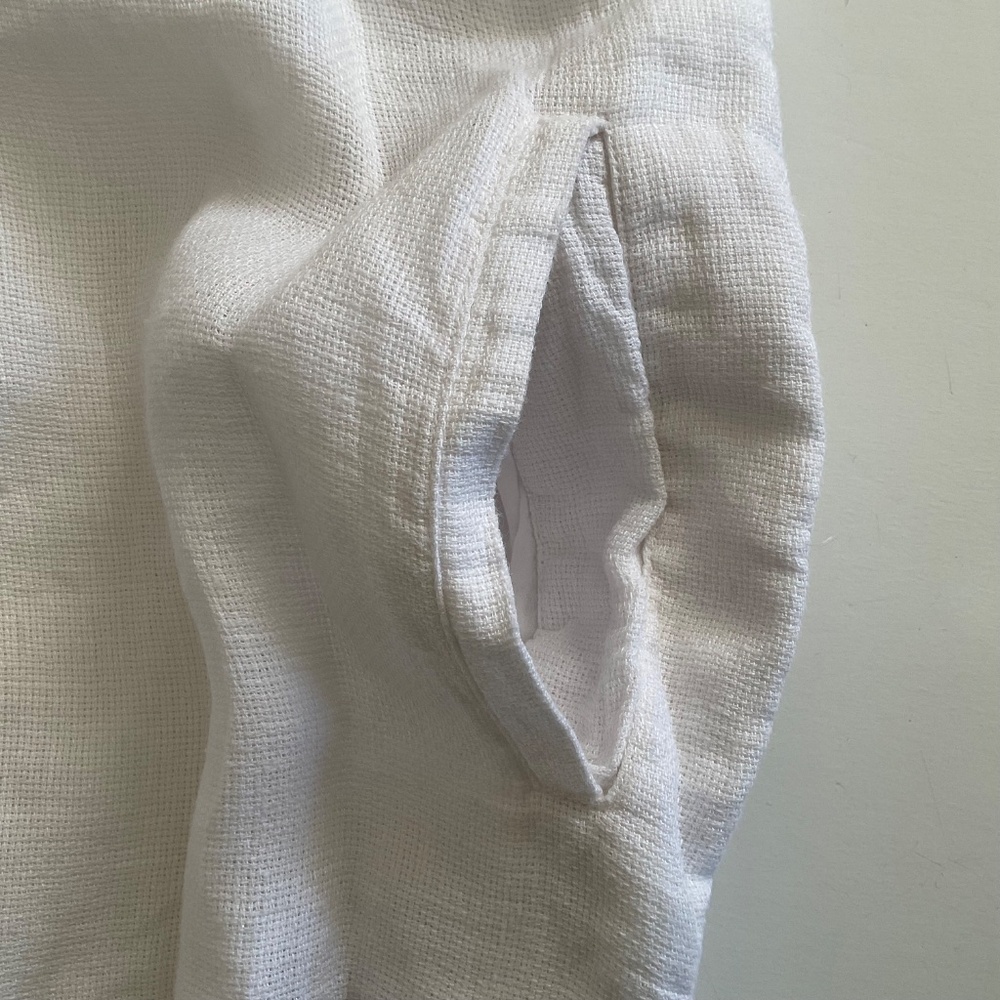 Faherty White Sleeveless Midi Tunic Dress - Picture 8 of 13